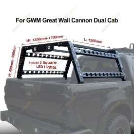 Ute Tub Ladder Rack Multifunction Steel Carrier Cage for Great Wall Cannon