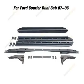 4X4FORCE Steel Side Steps & Rock Sliders for Ford Courier Dual Cab 1987-2006