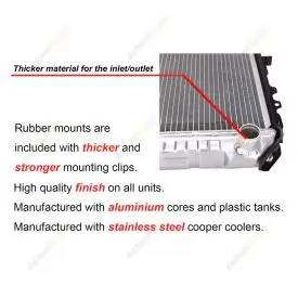 Protex Radiator With Oil Cooler Auto Transmision OE Standards RADH251