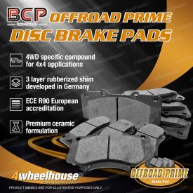 8pcs BCP Front + Rear 4WD Brake Pads Set for Nissan Patrol MQ MK Y60 GQ 4.2