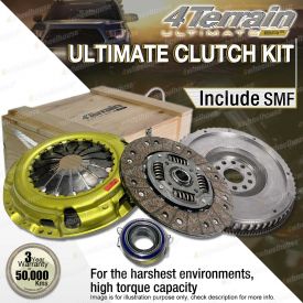 4Terrain Ultimate Clutch Kit Include SMF for Nissan Navara D23 NP300