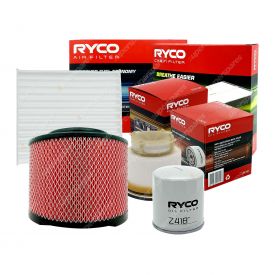 Ryco 4WD Air Oil Fuel Cabin Filter Service Kit - RSK2C