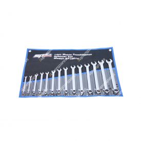 SP Tools 14 Pieces of Combination Roe Spanner Set - Metric Chrome Vanadium Steel