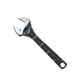 SP Tools 100mm Adjustable Wrench - Wide Jaw Premium Black Individual