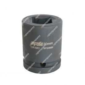 SP Tools 3/4 inch Drive Double Square Impact Socket 17mm - Metric Cr-Mo