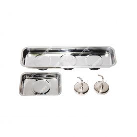 SP Tools 4 Pieces of Parts Trays & Hooks Set - Magnetic Hold up to 3.64kg