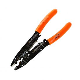 SP Tools Crimping Tool & Wire Strippers 215mm - Insulated Terminal Crimper