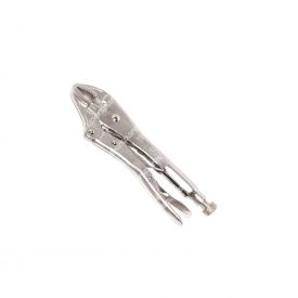 SP Tools 125mm Locking Pliers Curved Jaw - Heavy Duty Knurled Adjuster Nut