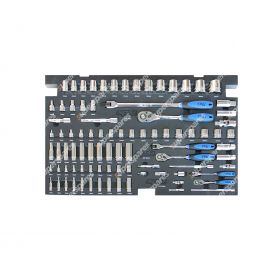 SP Tools 88 Pcs Foam Tray Sockets & Accessories Included - Metric Only