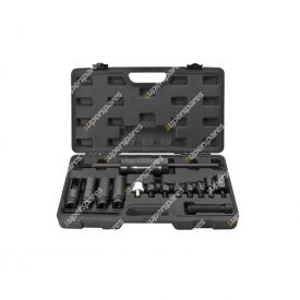 SP Tools 14 Pc Diesel Injector Extractor & Common Rail Puller Kit Slide Hammer