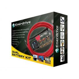 Enerdrive Dual Battery Kit 12V 140 Amp Voltage Sensitive Relay 6M Cable