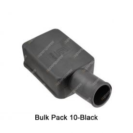 Projecta Straight PVC Terminal Cover - Black Pack 10
