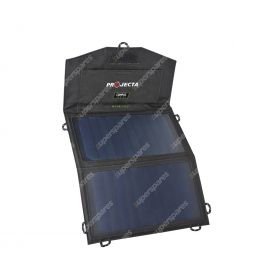 Projecta 10W Personal Folding Solar Panel with Solar Charger with 3-in-1 cable