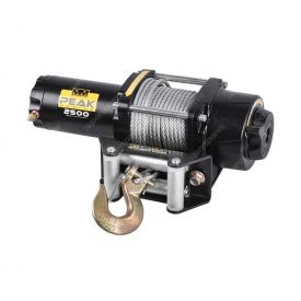 Mean Mother Peak ATV 2500lb Electric Winch 4.76mm x 12m Galvanised Cable