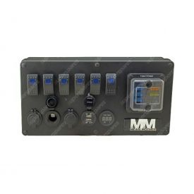 Mean Mother 12V Power Control Box Anderson Style 50A Connectors 355x180x138 mm