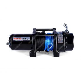 Runva 4.5X 12v Winch with Synthetic Rope - ATV Series 45X12VD