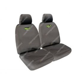 Hulk 4x4 HU6090 Front Seat Covers Comfortable Waterproof Tear and Rip Resistant