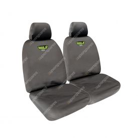 Hulk 4x4 HU6091 Front Seat Covers Comfortable Waterproof Tear and Rip Resistant