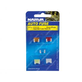 Narva Micro Glass Fuse - 52500BL With Blister Pack