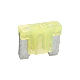 Narva 20 Amp Yellow Color Micro Blade Fuse - 52520BL Blister Pack