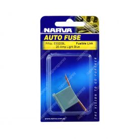 Narva Blue Fusible Link - Short Tab - 53320BL Blister Pack