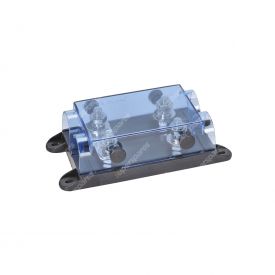 Narva Twin In-Line ANL Fuse Holder With Transparent Cover - 54436
