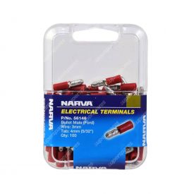 Narva 4.0mm Male Bullet Terminal0 - 56146 (Pack of 100)