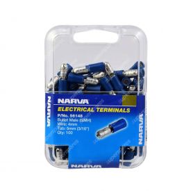 Narva 5.0mm Male Bullet Terminal Blue Color0 - 56148
