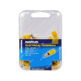 Narva 5.0mm Male Bullet Terminal Yellow Color - 56155