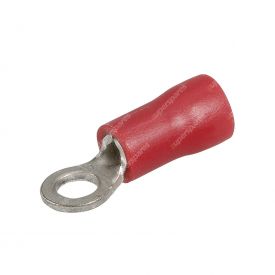 Narva 100pcs 3.0mm Red Ring Terminal with flared vinyl & insulated - 56169
