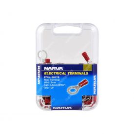 Narva Insulated Ring Terminals - 56175 Dia 8.4mm wire size 2.5-3mm