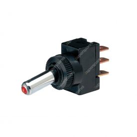 Narva Toggle Switch With Red Led - 60049BL