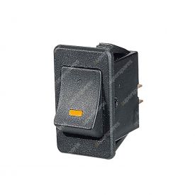 Narva Rocker Switch With Amber Led - 63020BL