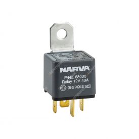 Narva 12 Volt 4 Pin 40 Amp Normal Open Contacts - 68000BL