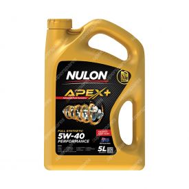 Nulon Full SYN APEX+ 5W-40 Performance Engine Oil 5L APX5W40-5 Ref SYN5W40-5