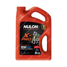 Nulon X-PRO 15W-50 Street & Track Engine Oil 5L XPR15W50-5 Ref SYN15W50-5