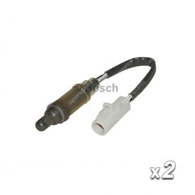 2 x Bosch Oxygen Lambda Sensor Catalytic Converter Manifold 0258005717