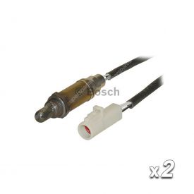 2 x Bosch Oxygen Lambda Sensor Catalytic Converter Manifold 0258005718
