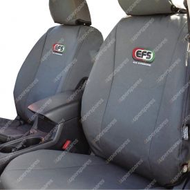 EFS Front Custom Seat Cover ECSC-NIS-01F Dark Grey Colour UV/Water Resistant