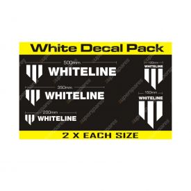 Whiteline White Colour Decal Kits KWM004 - Car Decorations Universal Product
