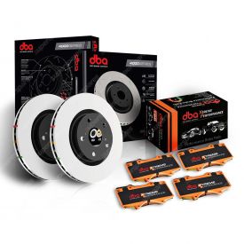 DBA Front 4000 HD Disc Brake Rotors & Xtreme Brake Pads DBA4418 & DB1678XP