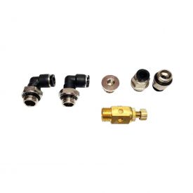 Airone FIT-HKB2BV-1/4FIT Twin Air Valve Easy Install Fitting Kit With push connect fittings