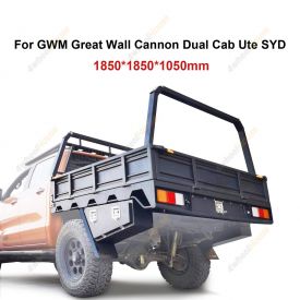 Deluxe Aluminium Trays 1850x1850x1050mm for Great Wall Cannon Dual Cab Ute