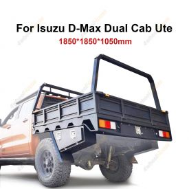 SUPA4X4 Aluminium Trays 1850x1850x1050mm for Isuzu D-Max Dual Cab Ute