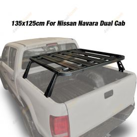 135x125cm HD Flat Tub Platform Carrier Multifunction Rack for Nissan Navara