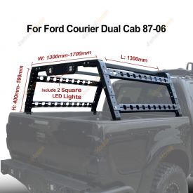 Ute Tub Ladder Rack Multifunction Steel Carrier Cage for Ford Courier