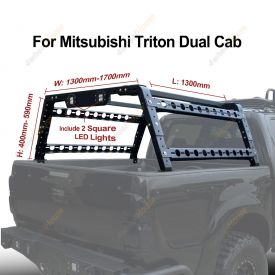 Ute Tub Ladder Rack Multifunction Steel Carrier Cage for Mitsubishi Triton