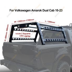 Ute Tub Ladder Rack Multifunction Steel Carrier Cage for Volkswagen Amarok