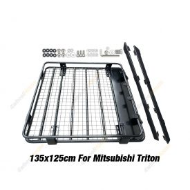Fleetpro Steel Cage Roof Rack 135x125cm Bracket for Mitsubishi Triton ML MN