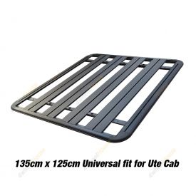 135x125cm Aluminium Alloy Roof Rack Flat Platform for Universal Dual Cab